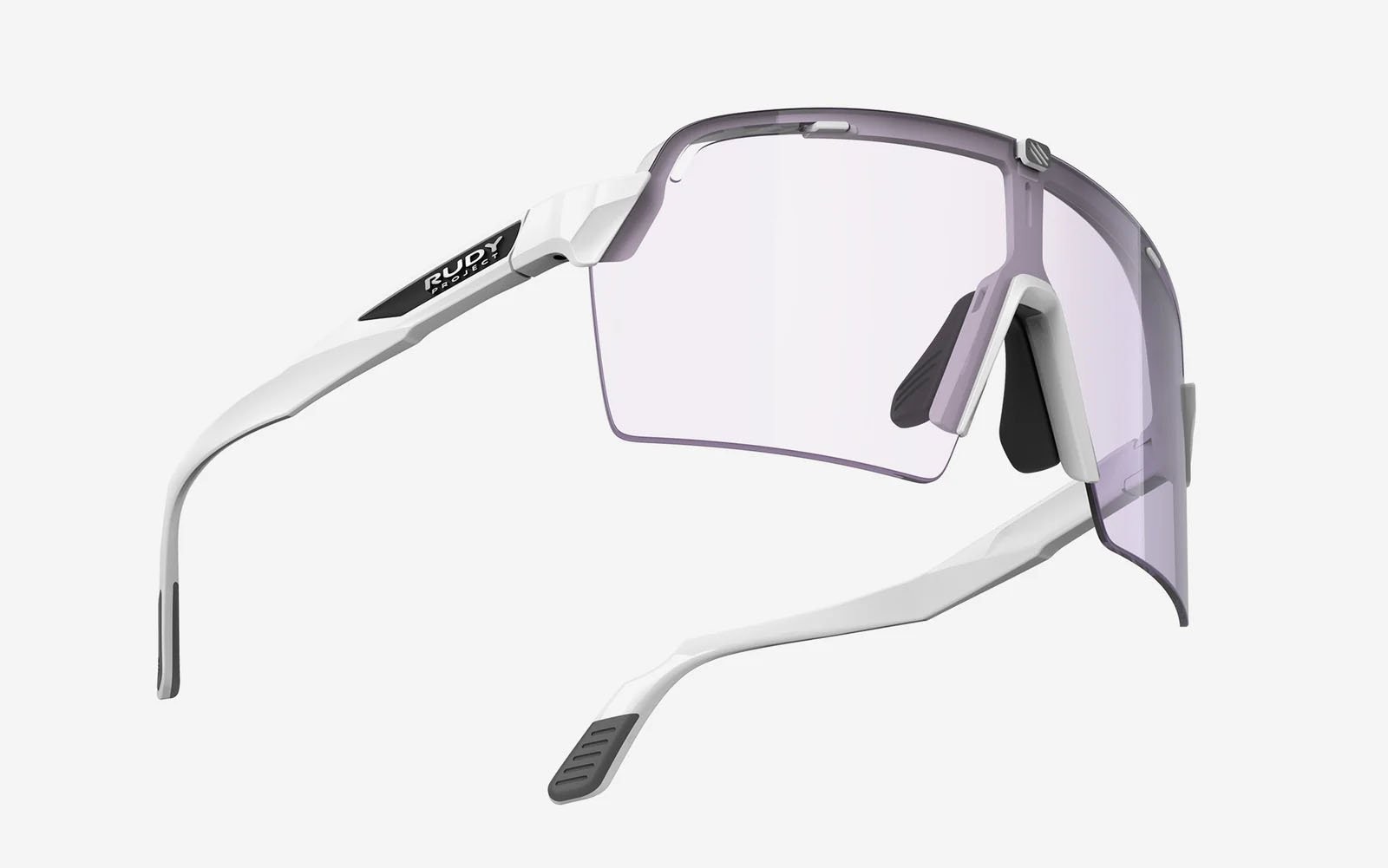 Occhiali da sole Rudy Project Spinshield Pro SP987569-0000 colore white gloss lenti impactx™ photochromic 2laser purple