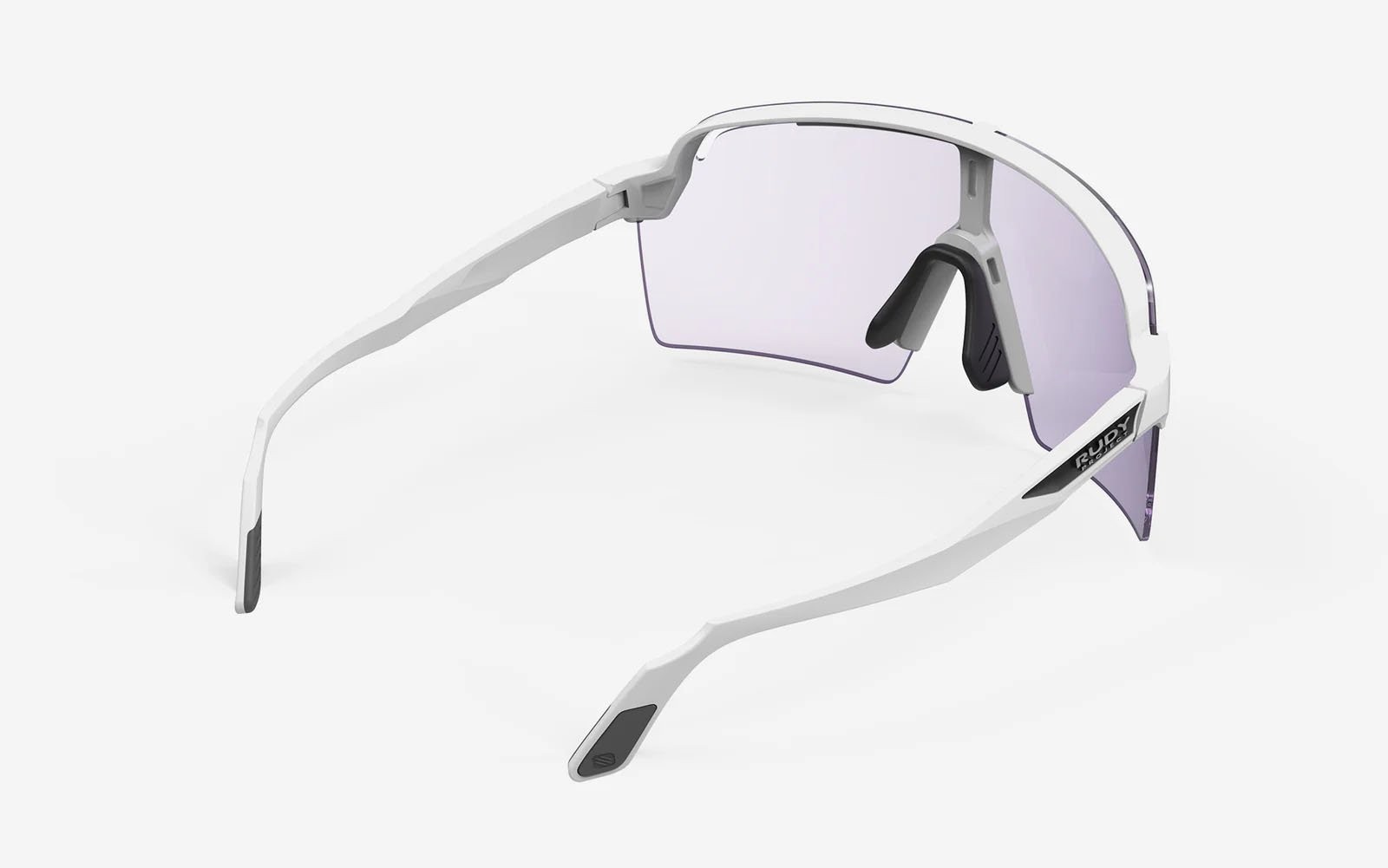 Occhiali da sole Rudy Project Spinshield Pro SP987569-0000 colore white gloss lenti impactx™ photochromic 2laser purple