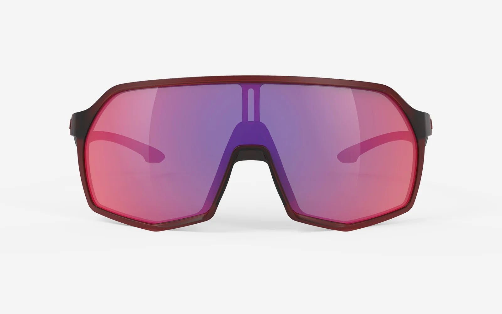 Occhiali da sole Rudy Project Thunder SP993874-0000 colore frozen bordeaux lenti multilaser red