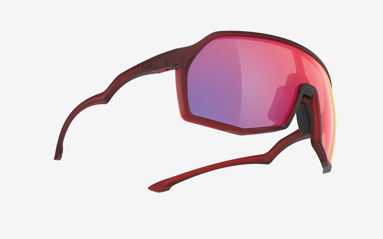 Occhiali da sole Rudy Project Thunder SP993874-0000 colore frozen bordeaux lenti multilaser red
