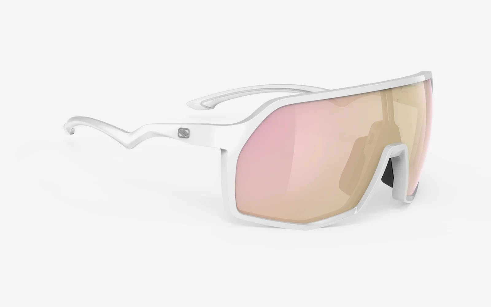 Occhiali da sole Rudy Project Thunder SP995469-0000 colore white gloss lenti multilaser rose gold