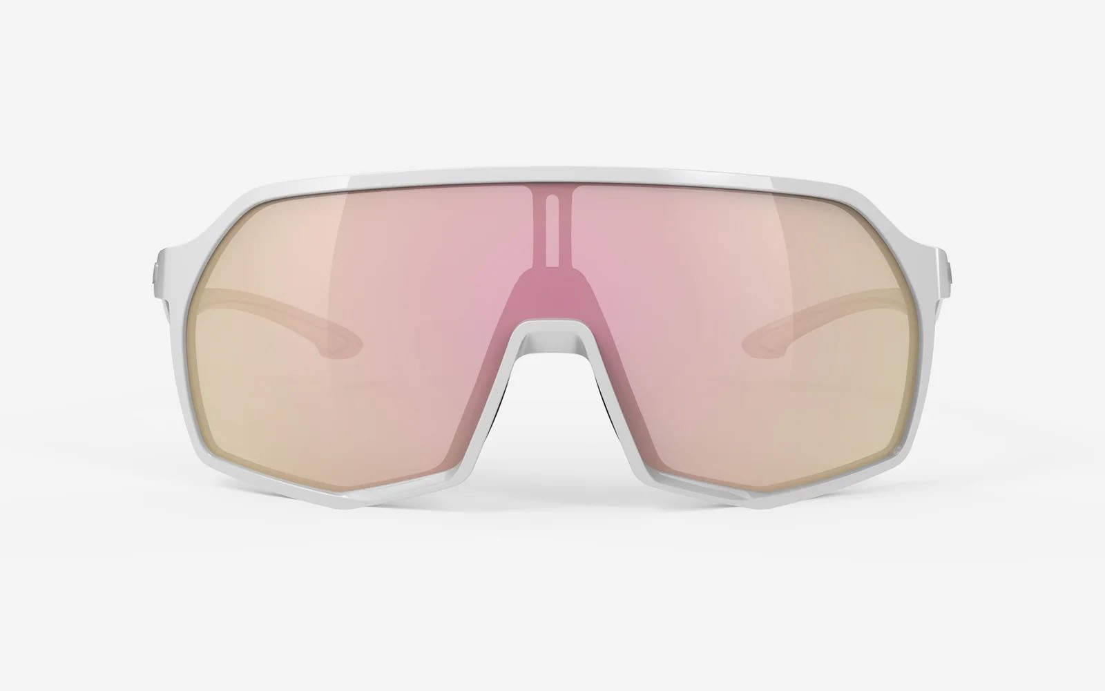 Occhiali da sole Rudy Project Thunder SP995469-0000 colore white gloss lenti multilaser rose gold