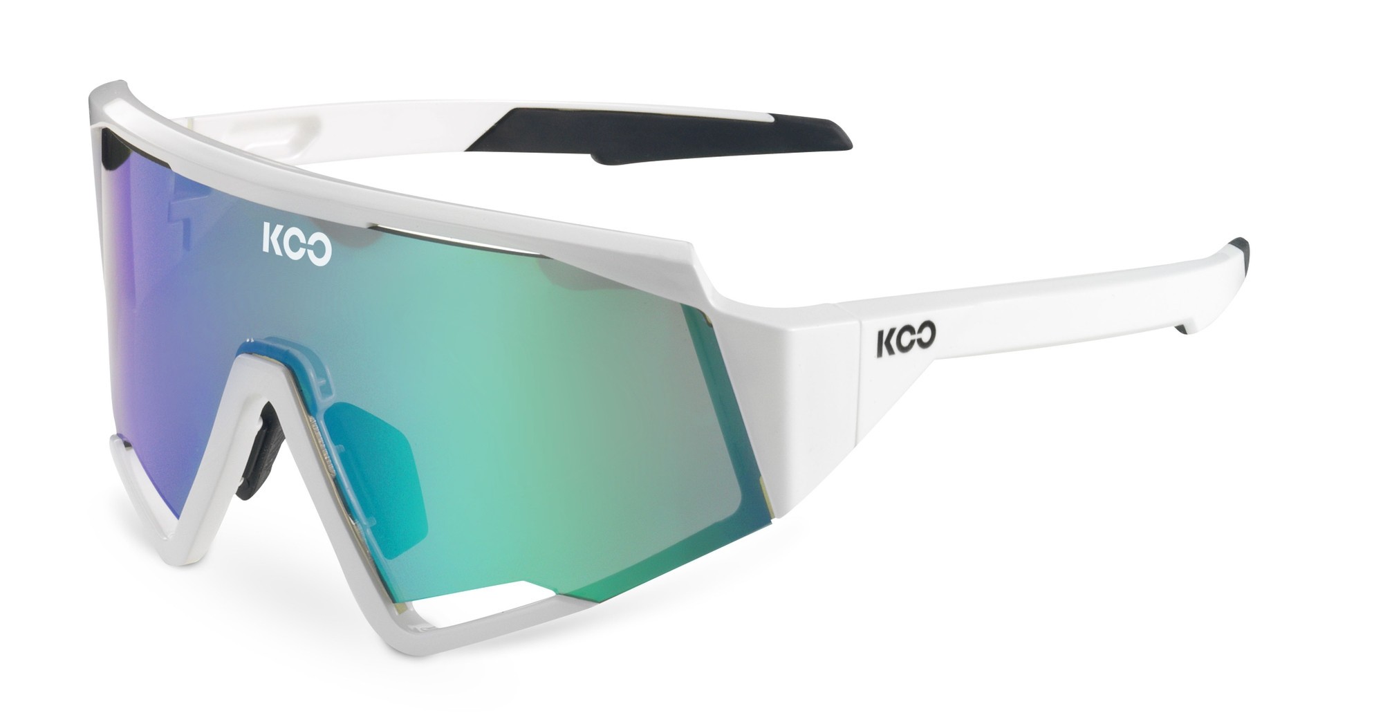 Occhiali da sole Koo Spectro OEY00004694 colore white lenti green mirror lenses