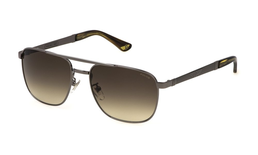 Sonnenbrillen Police Origins 3 SPL890 (0509) farbe rutenio lucido totale gläser green gradient green