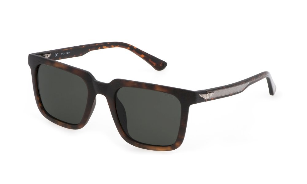 Sonnenbrillen Police Ocean 1 SPLF15 (Q72P) farbe avana anticato gläser grey - green