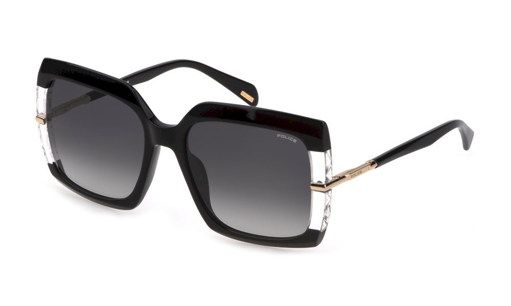 Sonnenbrillen Police Mermaid 3 SPLG23 (0700) farbe nero lucido gläser smoke gradient