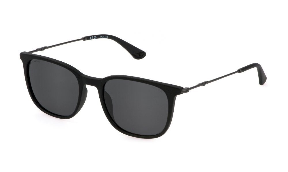 Sonnenbrillen Police Origins lite 17 SPLL77 (U28P) farbe nero opaco gläser smoke