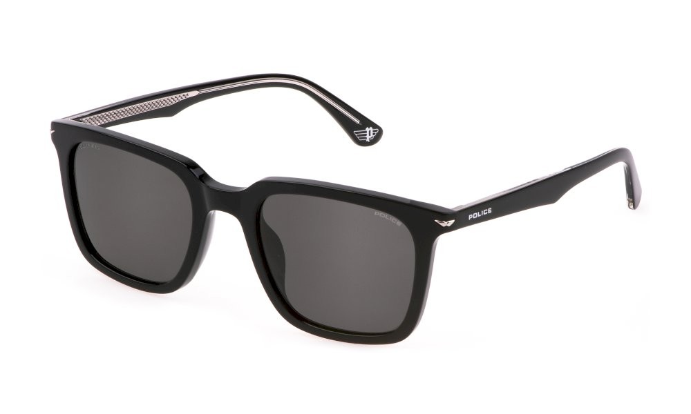 Sunglasses Police Champ 4 SPLL80 (700P) color nero lucido lenses smoke