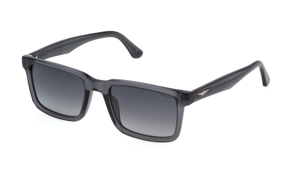 Sonnenbrillen Police Origins lite 30 SPLP21E (6S8P) farbe grigio trasparente gläser smoke gradient