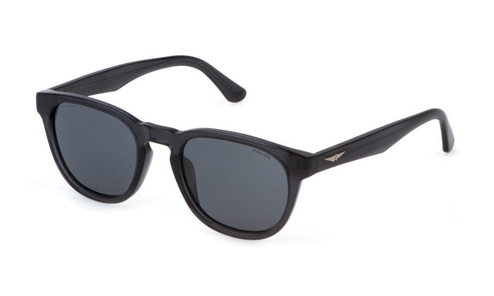Sonnenbrillen Police Origins lite 31 SPLP22E (705P) farbe grigio scuro trasp.luc. gläser smoke