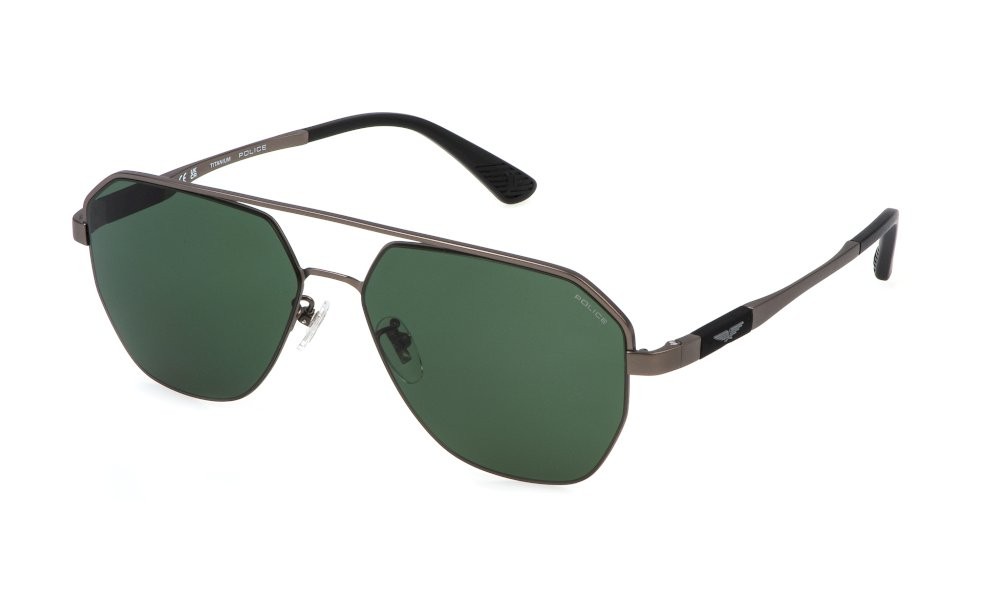 Sonnenbrillen Police Ranger 1 SPLP30 (0627) farbe bachelite opaca gläser green