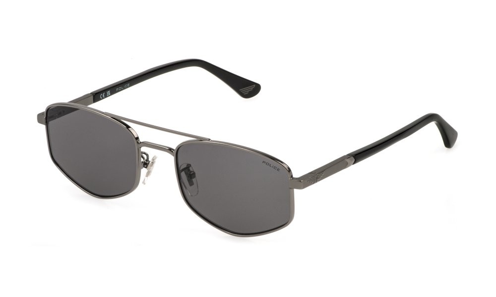 Sunglasses Police New crossroads 3 SPLQ84 (0509) color rutenio lucido totale lenses smoke