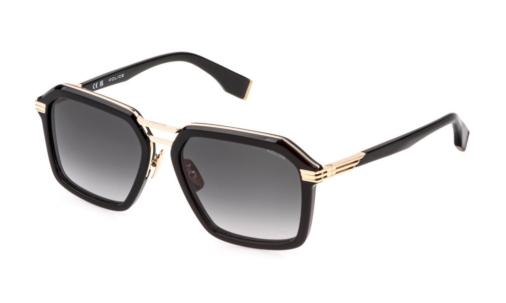 Sonnenbrillen Police Mercury 2 SPLQ92 (0300) farbe oro rose' lucido gläser smoke gradient