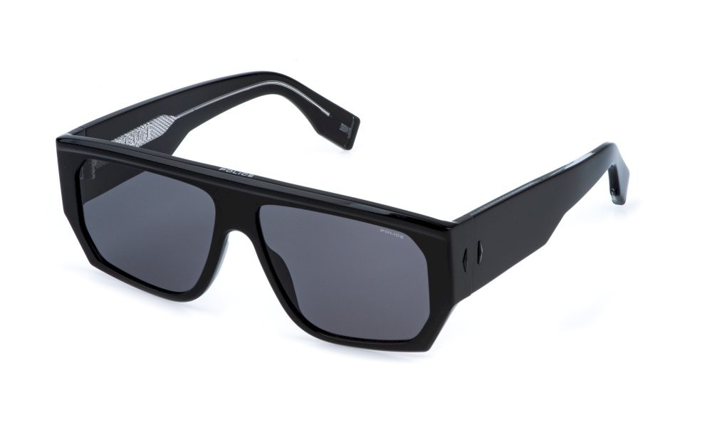 Occhiali da sole Police  G.o.a.t. 5 SPLR81 (0700) colore nero lucido lenti smoke