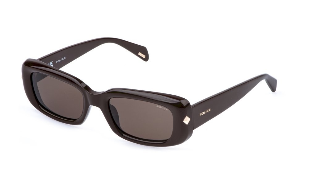 Occhiali da sole Police Kaleidos 2 SPLR94 (09HV) colore marrone pieno lucido lenti brown