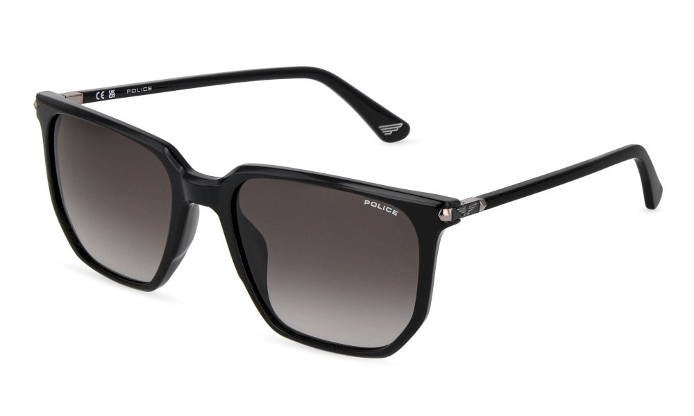 Sonnenbrillen Police Roadie 9 Roadie9 SPLU70 (0700) farbe nero lucido gläser smoke gradient smoke