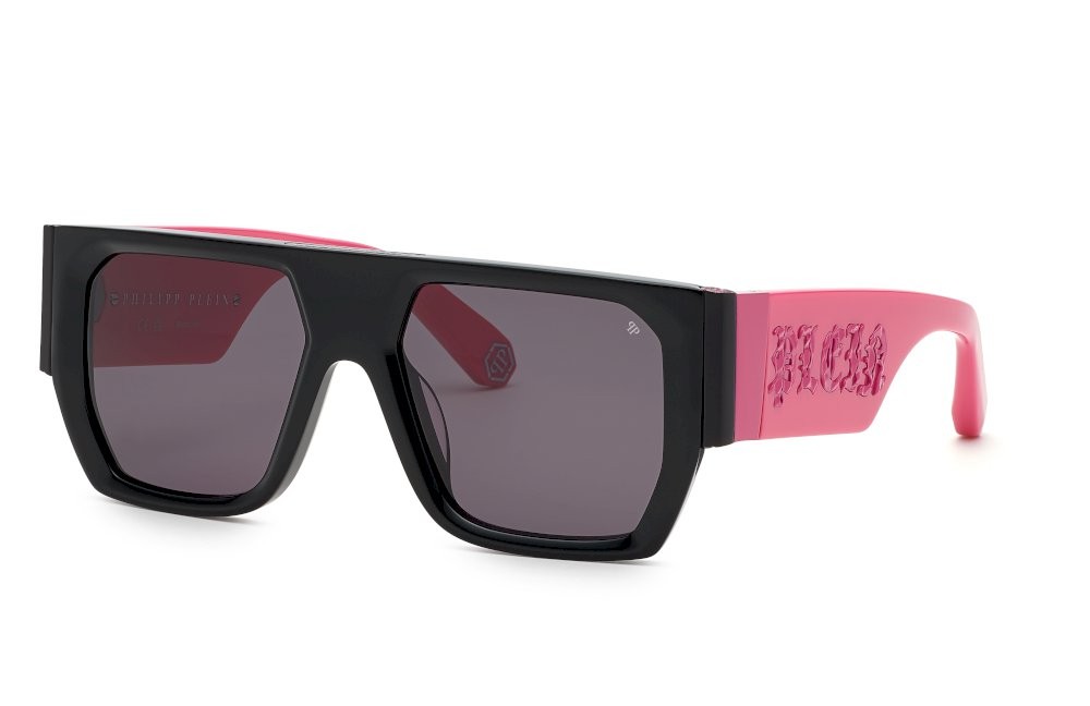 Sonnenbrillen Philipp Plein SPP094M (700F) farbe nero lucido gläser smoke 