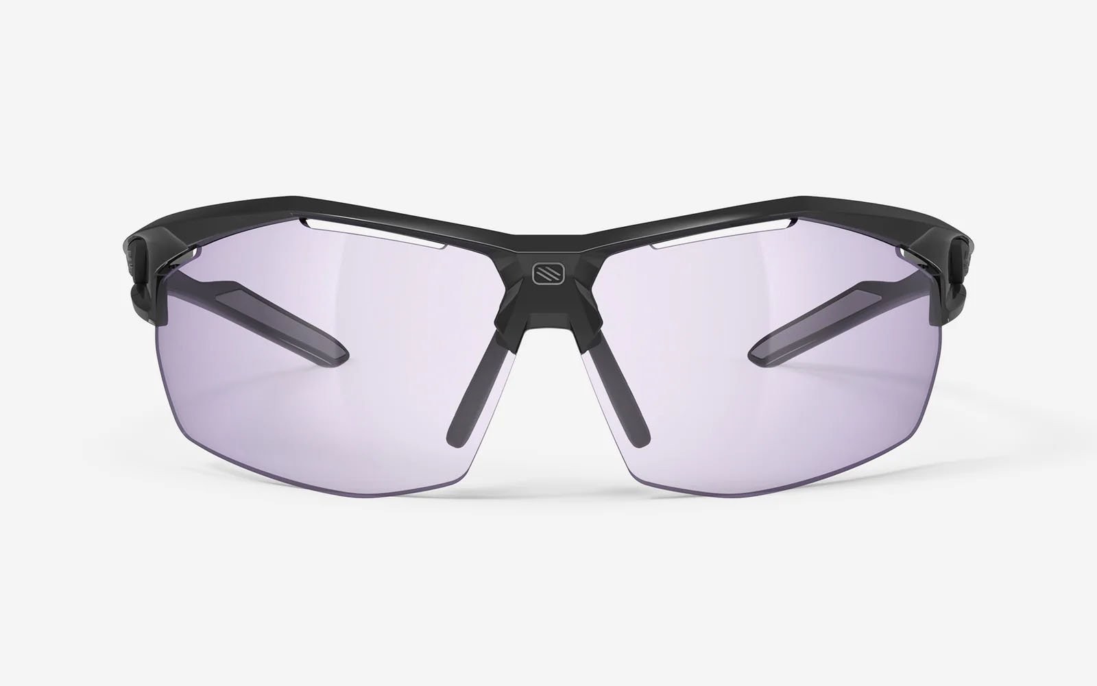 Occhiali da sole Rudy Project Sydus SQ017542-0000 colore black gloss lenti impactx™ photochromic 2laser purple