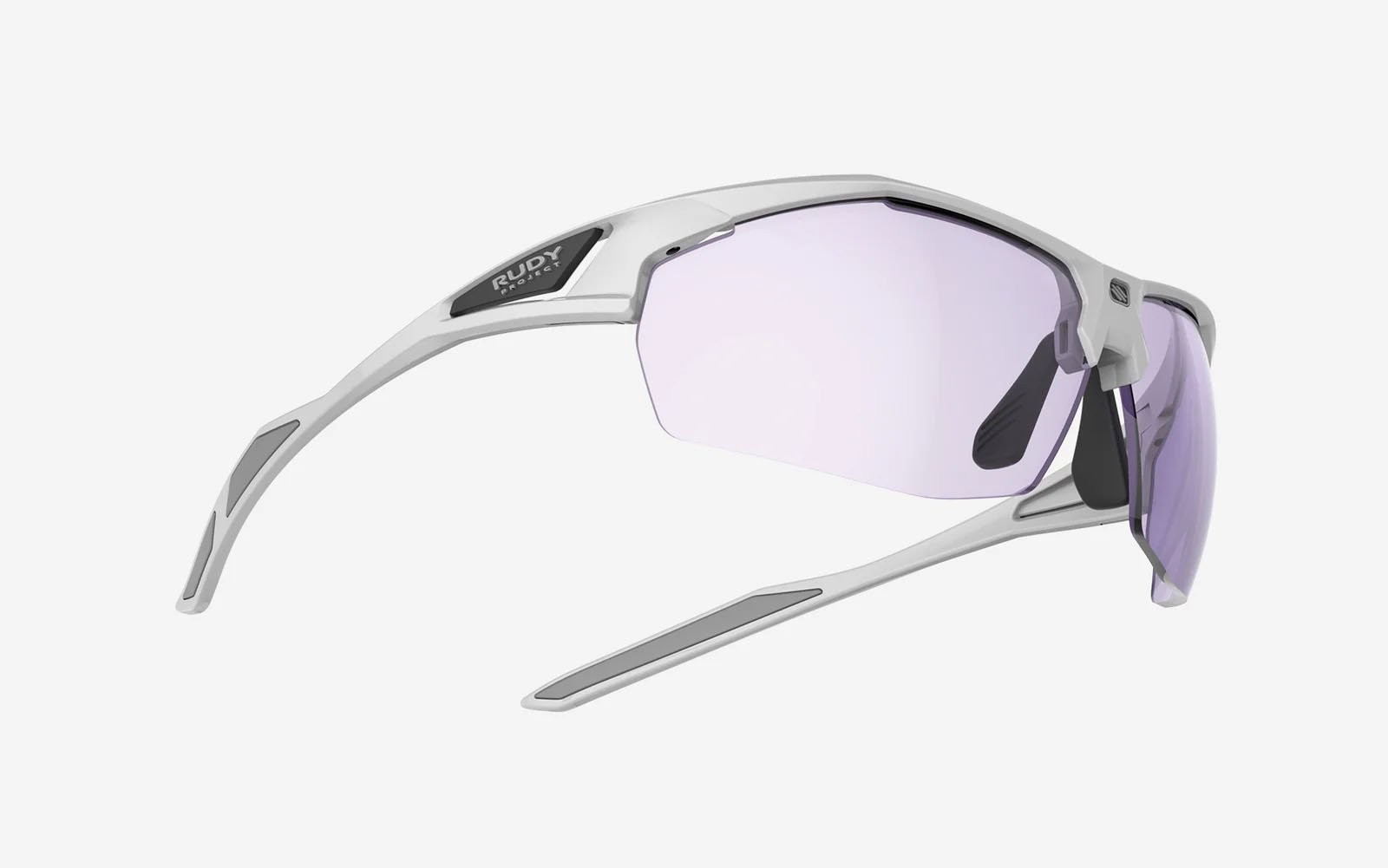 Occhiali da sole Rudy Project Sydus SQ017569-0000 colore white gloss lenti impactx™ photochromic 2laser purple