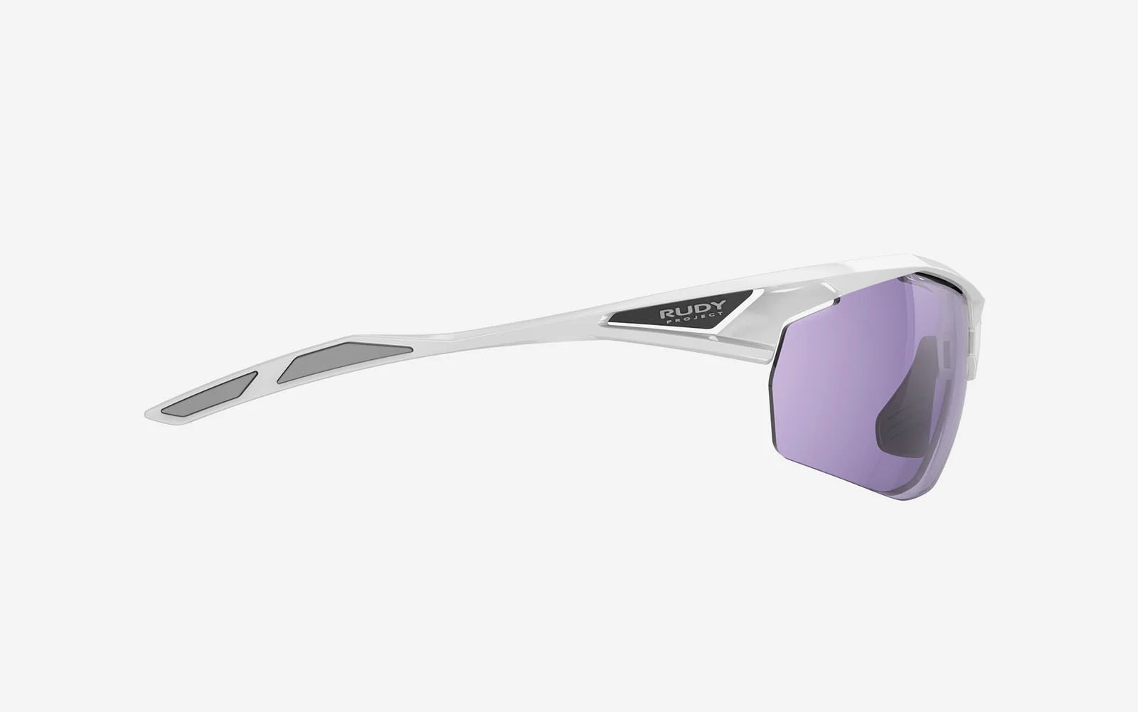 Occhiali da sole Rudy Project Sydus SQ017569-0000 colore white gloss lenti impactx™ photochromic 2laser purple