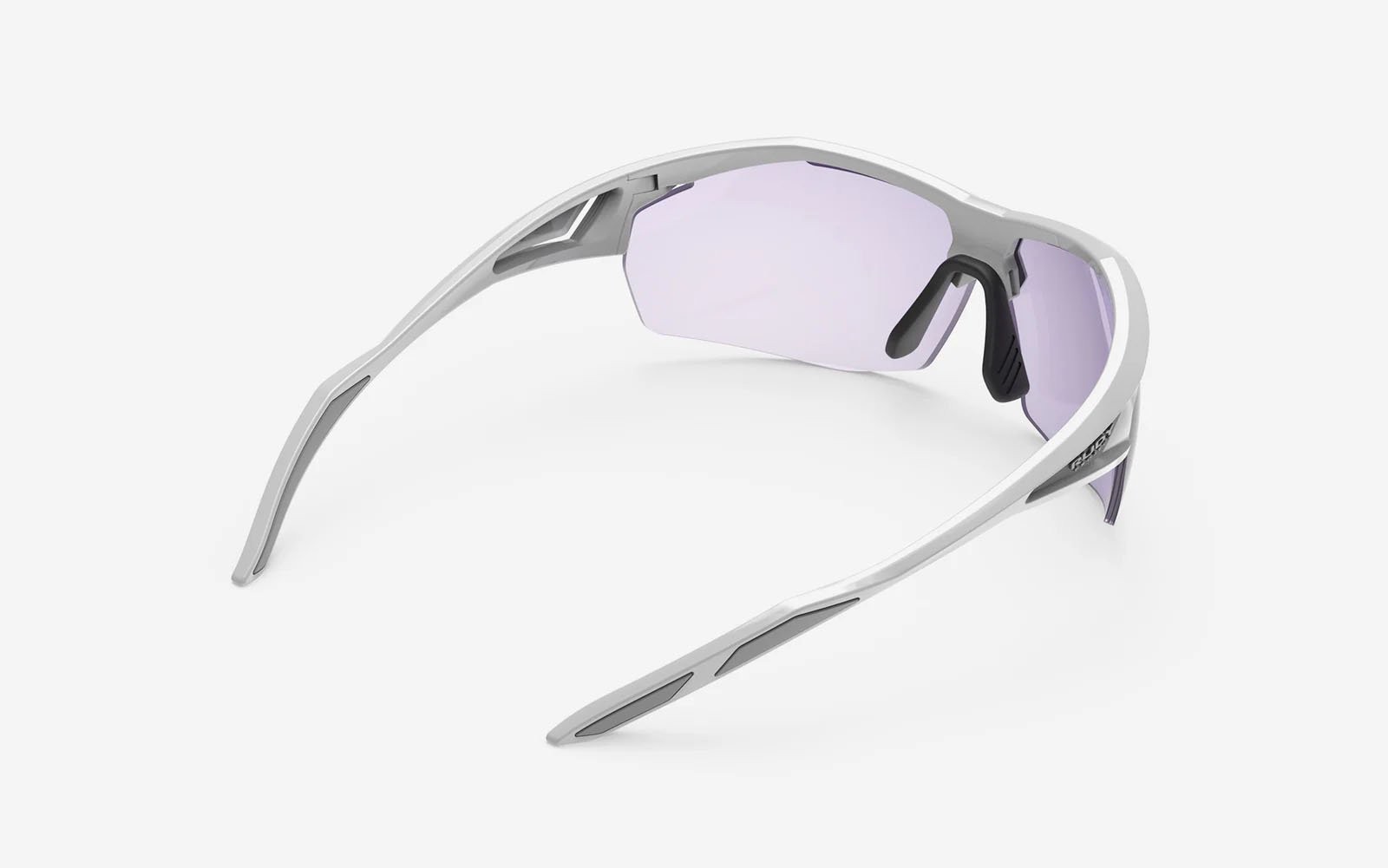 Occhiali da sole Rudy Project Sydus SQ017569-0000 colore white gloss lenti impactx™ photochromic 2laser purple