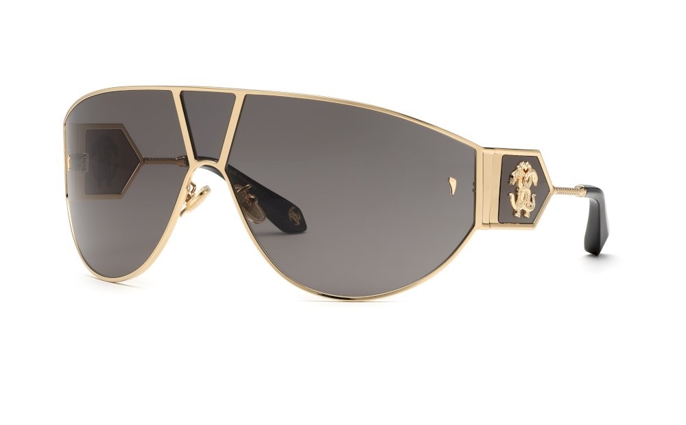 Sunglasses Roberto Cavalli SRC093 (0300) color oro rose' lucido totale lenses smoke