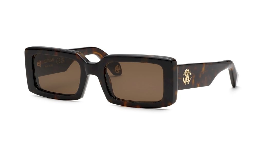 Sunglasses Roberto Cavalli SRC109 (04BL) color avana scura lenses brown