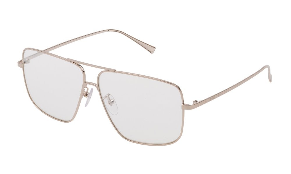 Occhiali da sole Sting Blogger 6 SST315 (594X) colore oro chiaro lucido lenti clear - mirror silver