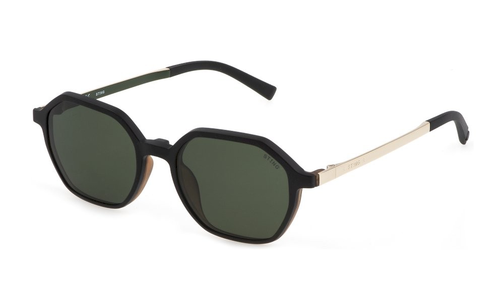 Sonnenbrillen Sting Universal 2 SST413 (878P) farbe avana scura opaca gläser green