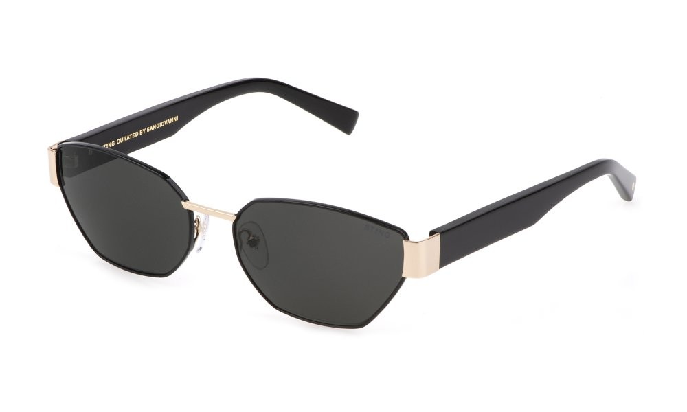 Occhiali da sole Sting SST442 (0301) colore oro rosè lucido c/parti nero luc.  lenti smoke 