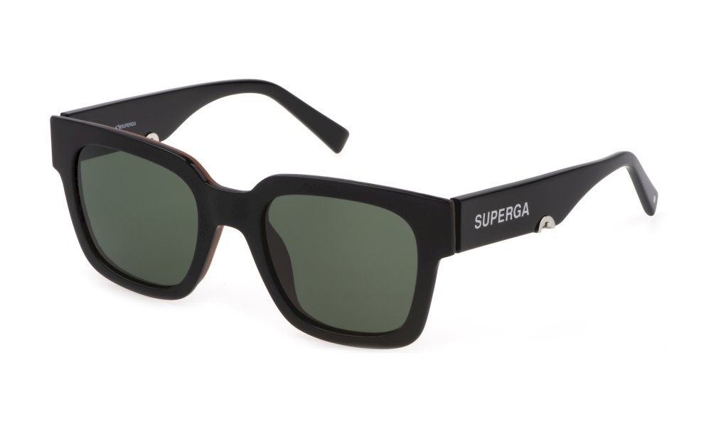 Sonnenbrillen Sting SST459 (0700) farbe nero lucido gläser green