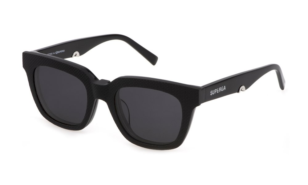 Brillen Sting SST461 (700Z) C/CLIP-ON farbe nero lucido gläser smoke
