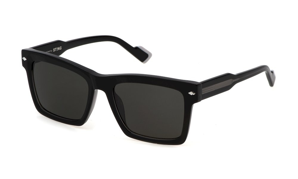 Sunglasses Sting SST512 (01AL) color top nero+ grigio lenses smoke