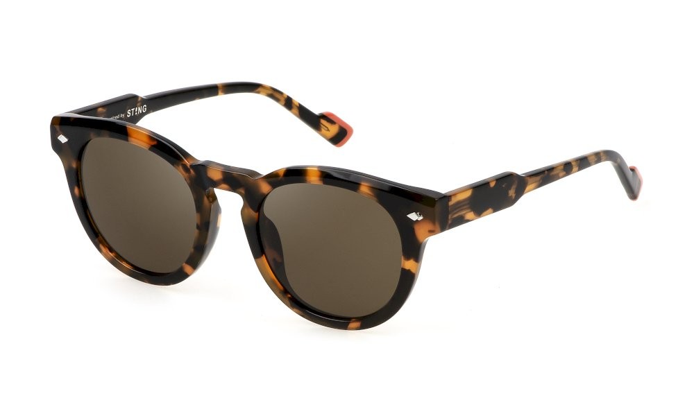 Occhiali da sole Sting SST513 (0829) colore avana lenti brown