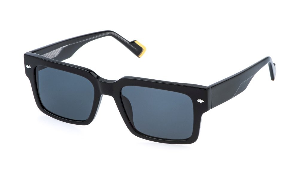 Occhiali da sole Sting SST557 (0700) colore nero lucido lenti smoke