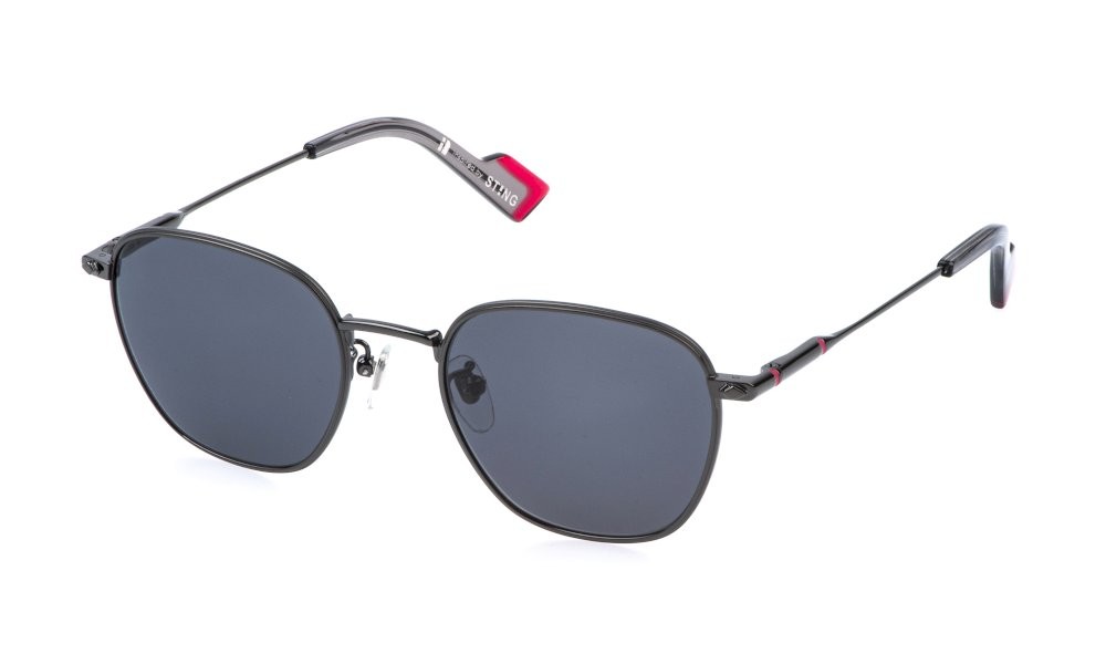 Sunglasses Sting SST561 (0584) color bachelite lucida c/parti sabbiate e/o op lenses smoke