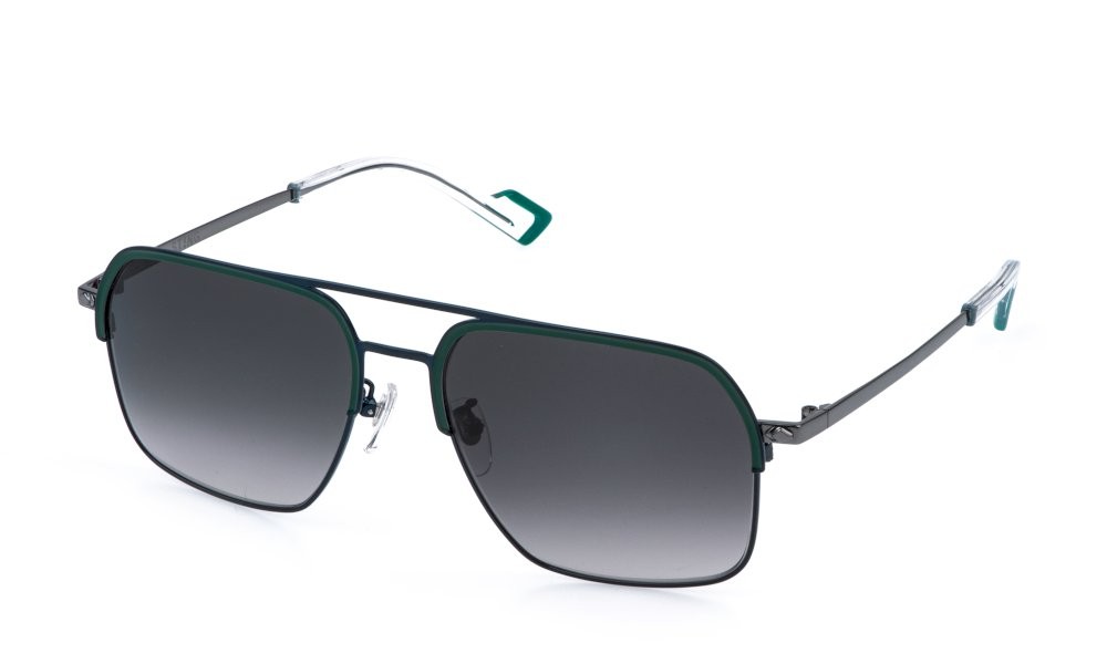 Occhiali da sole Sting SST582 (0523) colore palladio luc.c/parti colorate lenti smoke gradient