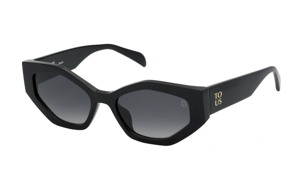 Sonnenbrillen Tous STOB75 (0700) farbe nero lucido gläser smoke grad.