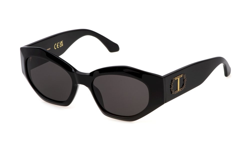 Sunglasses Twinset STW055 (0700) color nero lucido lenses smoke