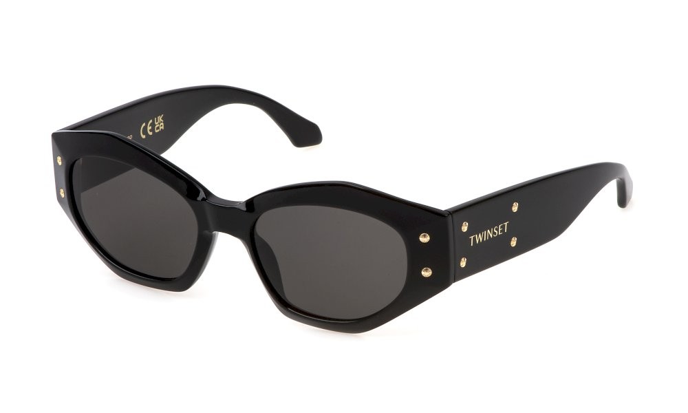 Sunglasses Twinset STW055W (700Y) color nero lucido lenses smoke