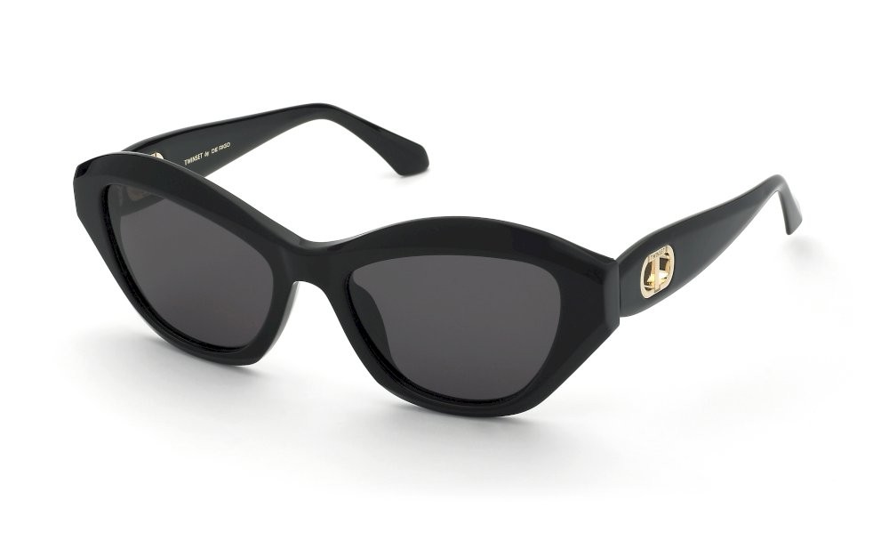 Sunglasses Twinset STW068 (0700) color nero lucido lenses smoke