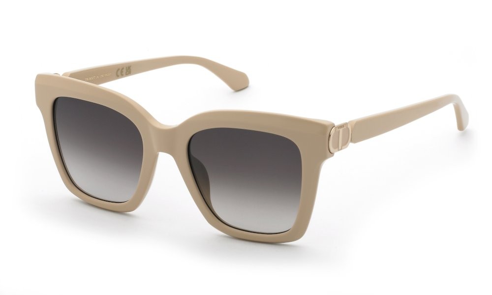 Sunglasses Twinset STW096 (06Y1) color beige lucido lenses brown gradient pink