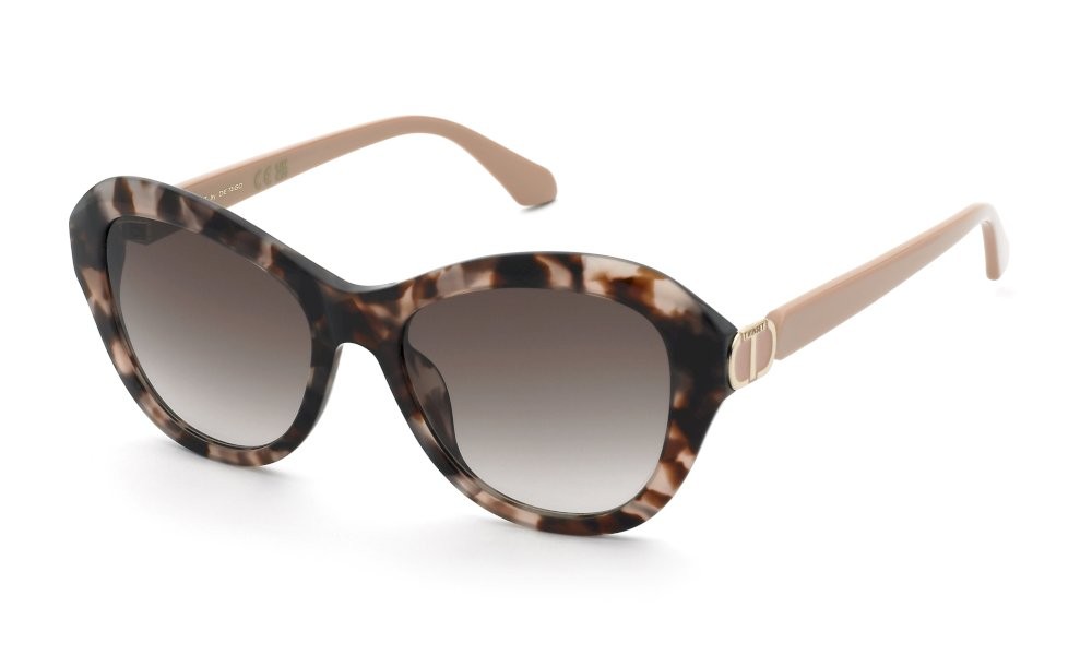 Sunglasses Twinset STW097 (0XAP) color fantasia marrone lenses brown gradient brown