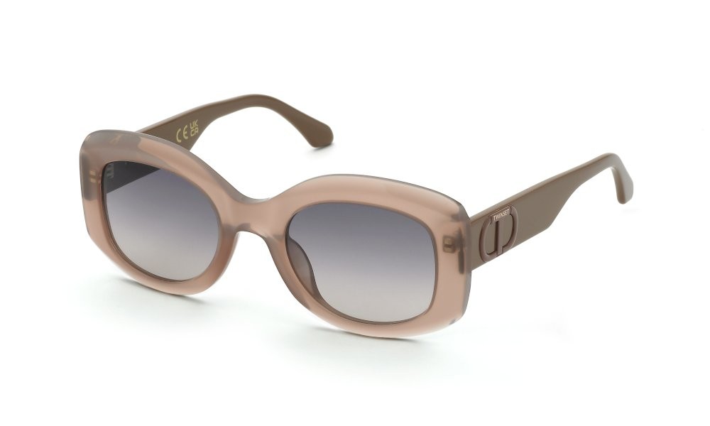 Sunglasses Twinset STW098 (06PJ) color viola opalino lucido lenses violet gradient pink