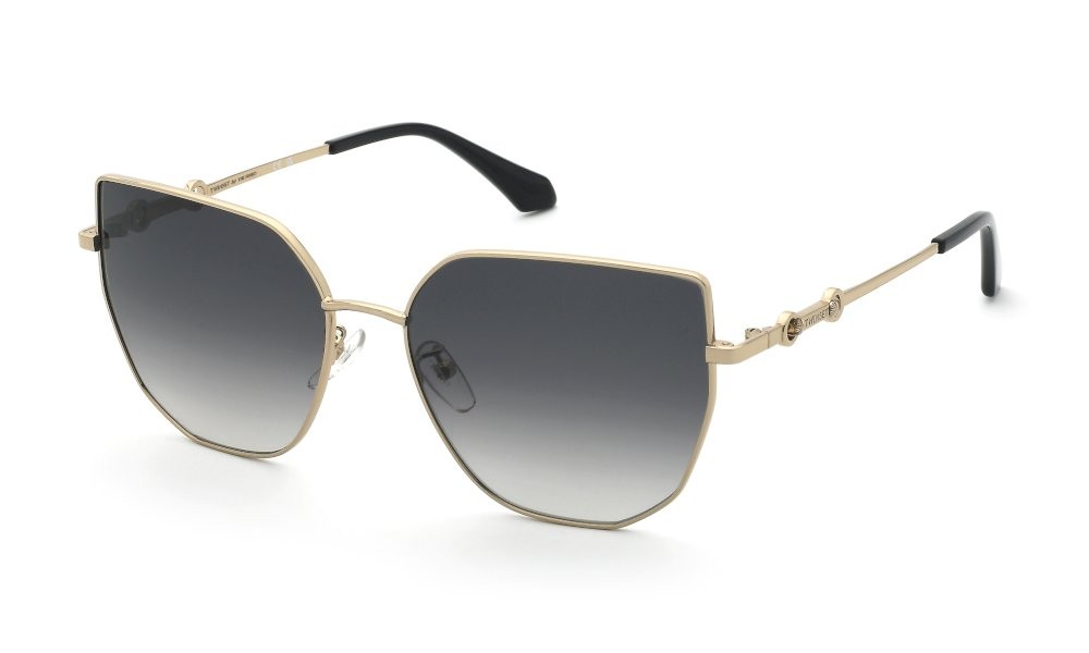 Occhiali da sole Twinset STW101 (0300) colore oro rose' lucido totale lenti smoke gradient