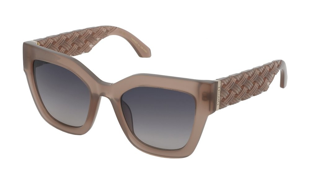 Sunglasses Twinset STW104 (06PJ) color viola opalino lucido lenses violet gradient pink