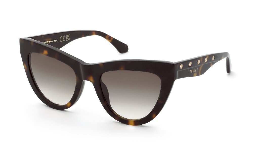 Sunglasses Twinset STW106 (04BL) color avana scura lenses brown gradient brown