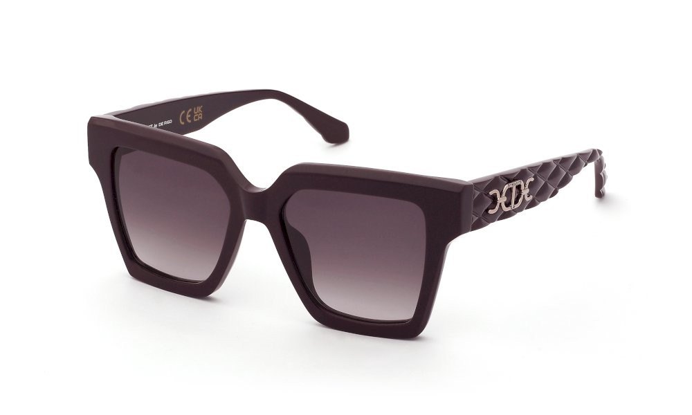 Sunglasses Twinset STW110 (08LA) color bordeaux lucido lenses brown gradient pink