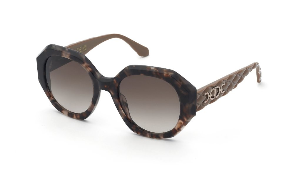 Occhiali da sole Twinset STW111 (0XAP) colore fantasia marrone lenti brown gradient brown