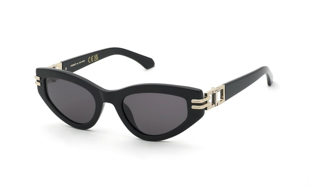Sunglasses Twinset STW114 (0700) color nero lucido lenses smoke